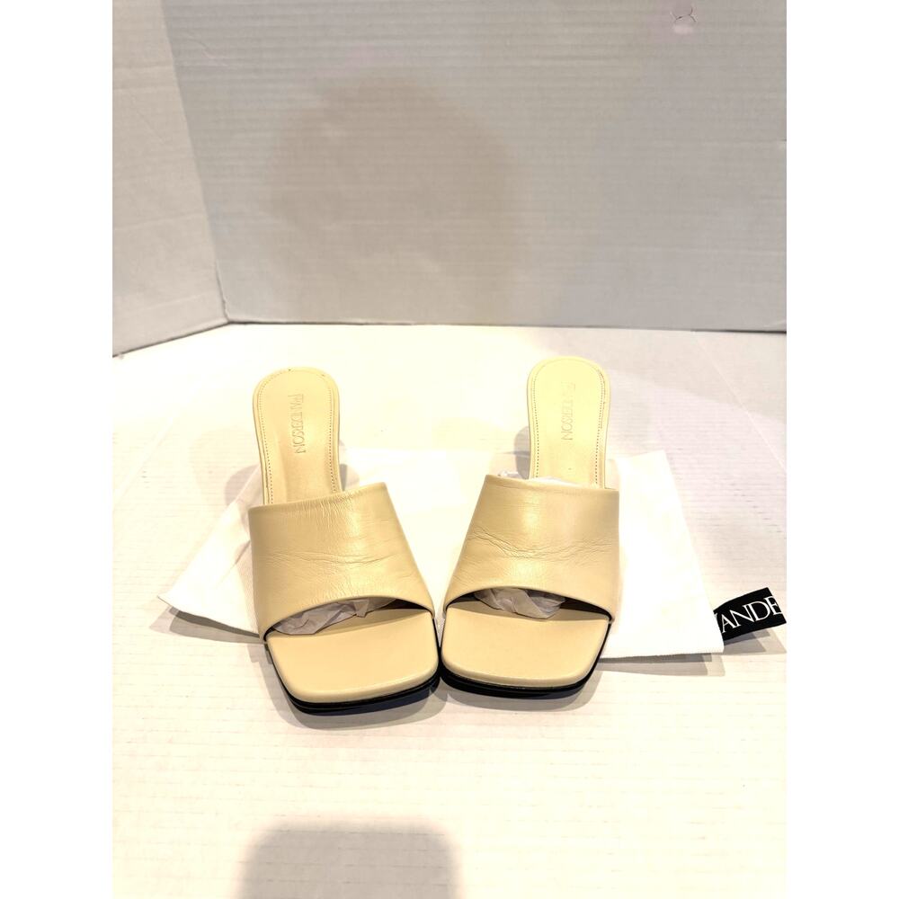 JW Anderson Chain Leather Mule Sandal White EU38 US8 NWOB - Picture 4 of 8